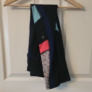 Elegant Asymmetrical Skirt with Geometric Design